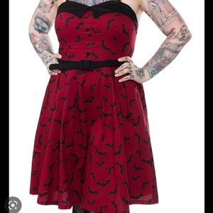 Sourpuss Luna bat dress Medium